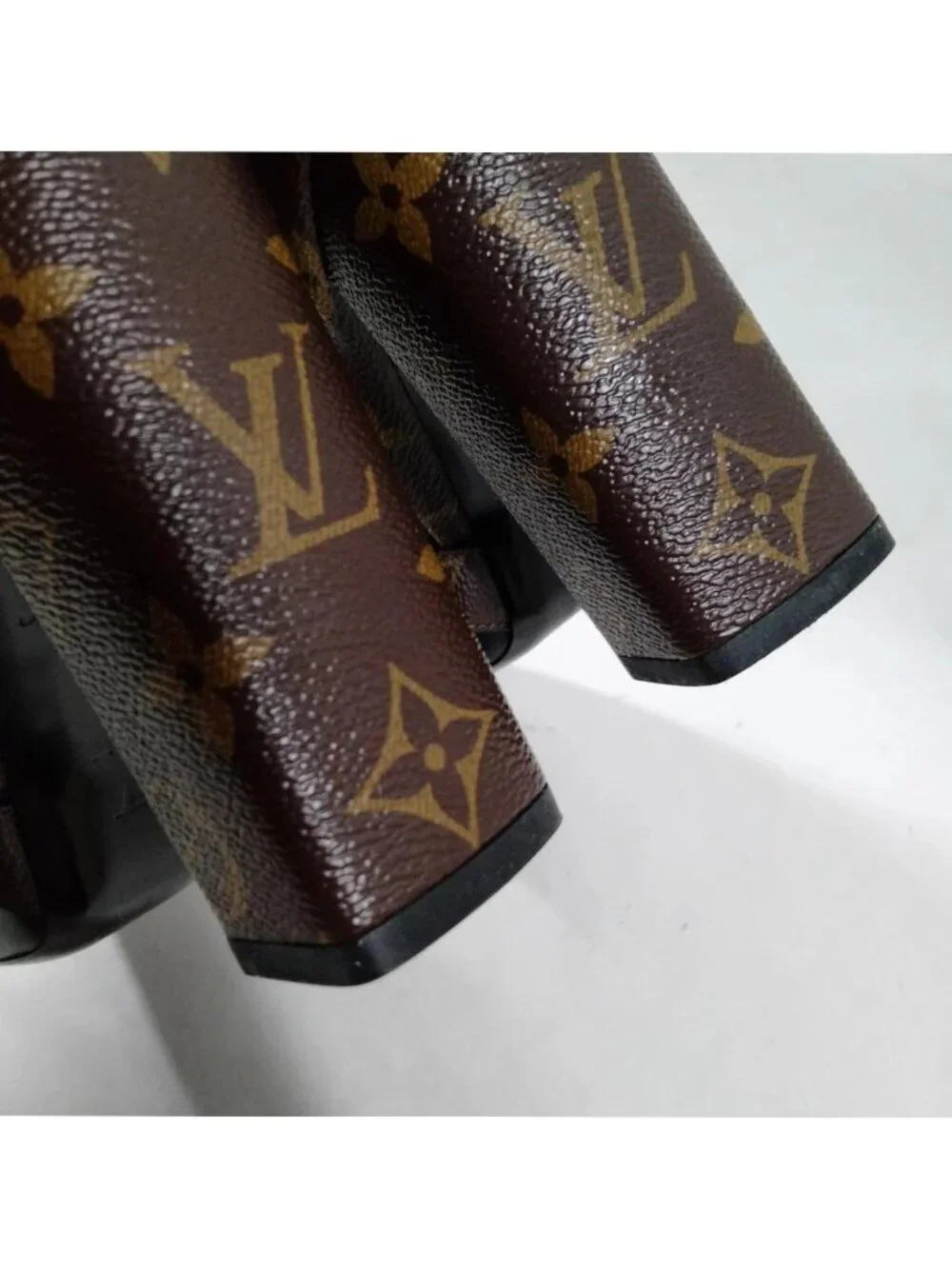 Authentic Louis Vuitton Monogram Star Trail Ankle Boots Black Leather